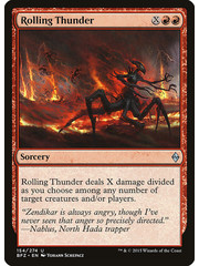 Magic: The Gathering Rolling Thunder (154) Moderately Played