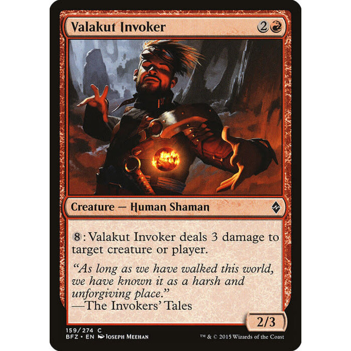 Magic: The Gathering Valakut Invoker (159) Lightly Played Foil
