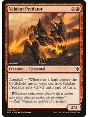 Magic: The Gathering Valakut Predator (160) Lightly Played Foil
