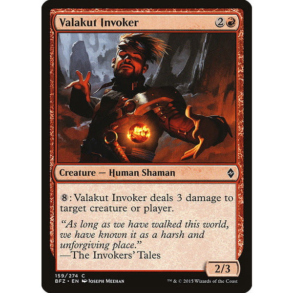 Magic: The Gathering Valakut Invoker (159) Moderately Played