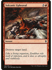 Magic: The Gathering Volcanic Upheaval (161) Lightly Played
