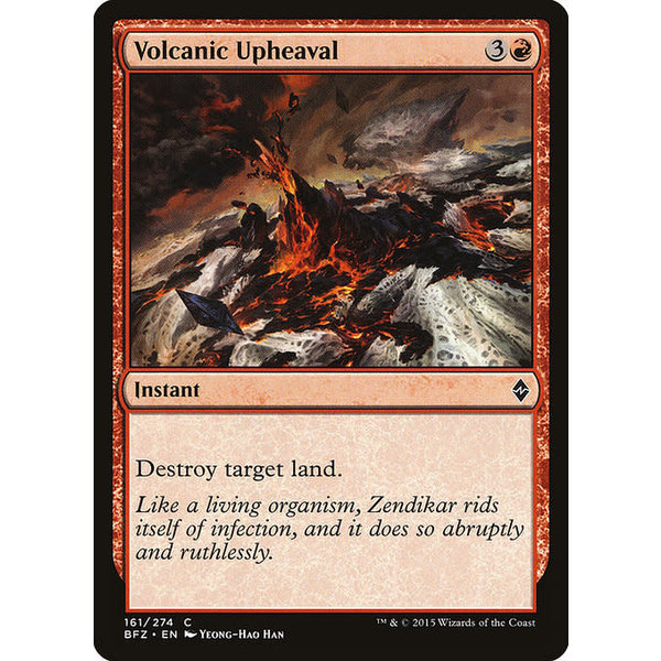 Magic: The Gathering Volcanic Upheaval (161) Lightly Played