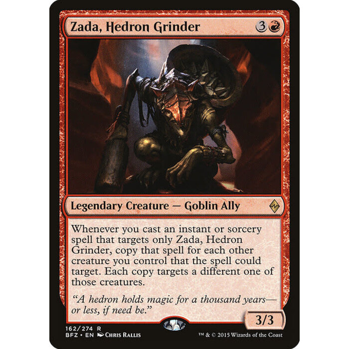 Magic: The Gathering Zada, Hedron Grinder (162) Lightly Played