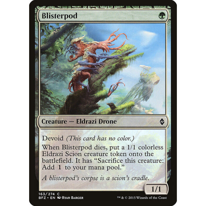 Magic: The Gathering Blisterpod (163) Heavily Played