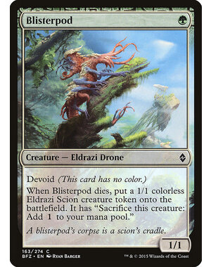 Magic: The Gathering Blisterpod (163) Lightly Played Foil