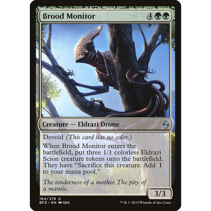 Magic: The Gathering Brood Monitor (164) Lightly Played