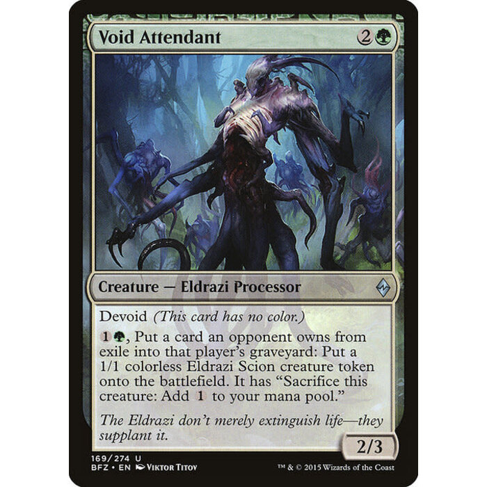 Magic: The Gathering Void Attendant (169) Moderately Played
