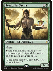 Magic: The Gathering Beastcaller Savant (170) Moderately Played