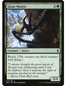 Magic: The Gathering Giant Mantis (173) Moderately Played Foil