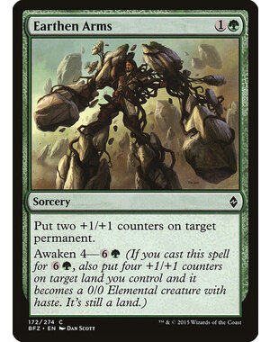 Magic: The Gathering Earthen Arms (172) Moderately Played