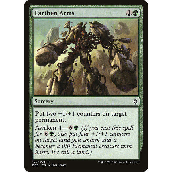 Magic: The Gathering Earthen Arms (172) Moderately Played