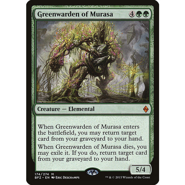 Magic: The Gathering Greenwarden of Murasa (174) Moderately Played