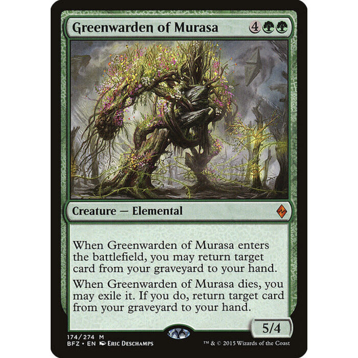 Magic: The Gathering Greenwarden of Murasa (174) Moderately Played