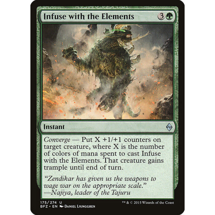 Magic: The Gathering Infuse with the Elements (175) Moderately Played