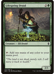 Magic: The Gathering Lifespring Druid (177) Lightly Played Foil