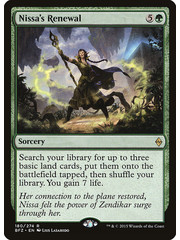 Magic: The Gathering Nissa's Renewal (180) Moderately Played