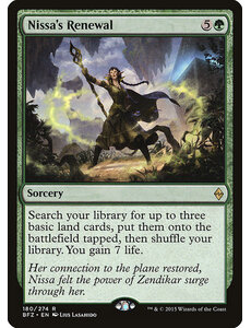 Magic: The Gathering Nissa's Renewal (180) Moderately Played