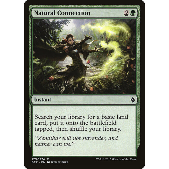 Magic: The Gathering Natural Connection (179) Lightly Played Foil