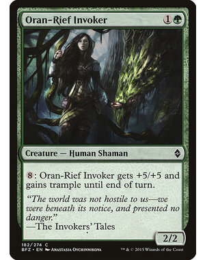 Magic: The Gathering Oran-Rief Invoker (182) Lightly Played