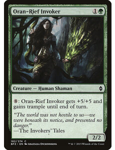 Magic: The Gathering Oran-Rief Invoker (182) Lightly Played Foil