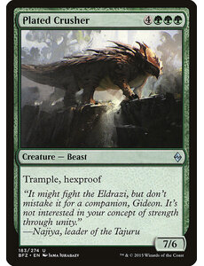 Magic: The Gathering Plated Crusher (183) Lightly Played