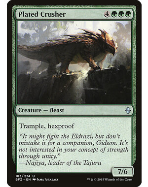 Magic: The Gathering Plated Crusher (183) Lightly Played