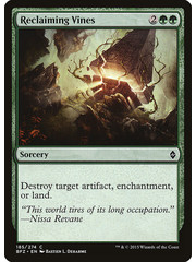 Magic: The Gathering Reclaiming Vines (185) Moderately Played