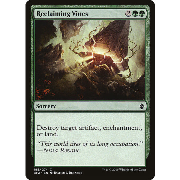 Magic: The Gathering Reclaiming Vines (185) Moderately Played