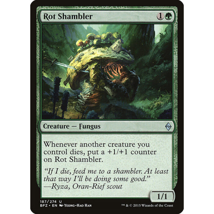 Magic: The Gathering Rot Shambler (187) Moderately Played