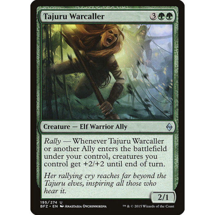 Magic: The Gathering Tajuru Warcaller (195) Lightly Played