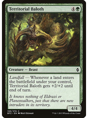 Magic: The Gathering Territorial Baloth (196) Moderately Played
