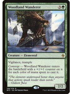 Magic: The Gathering Woodland Wanderer (198) Lightly Played