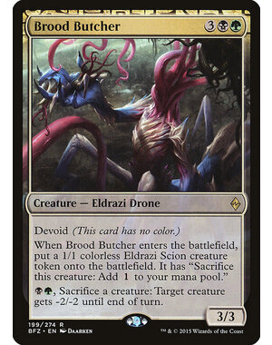 Magic: The Gathering Brood Butcher (199) Lightly Played Foil