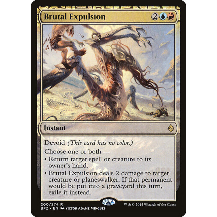 Magic: The Gathering Brutal Expulsion (200) Moderately Played