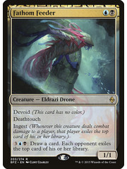 Magic: The Gathering Fathom Feeder (203) Damaged