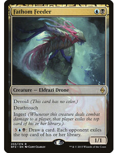 Magic: The Gathering Fathom Feeder (203) Damaged