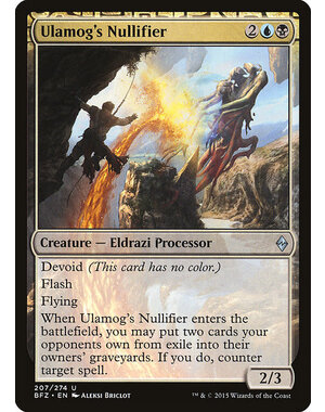 Magic: The Gathering Ulamog's Nullifier (207) Moderately Played