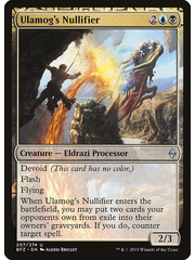 Magic: The Gathering Ulamog's Nullifier (207) Moderately Played Foil