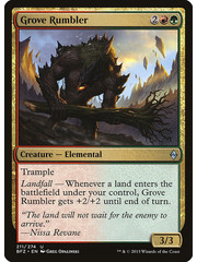 Magic: The Gathering Grove Rumbler (211) Moderately Played
