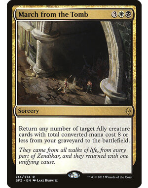Magic: The Gathering March from the Tomb (214) Damaged