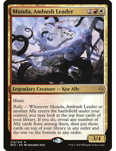 Magic: The Gathering Munda, Ambush Leader (215) Moderately Played