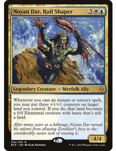Magic: The Gathering Noyan Dar, Roil Shaper (216) Lightly Played