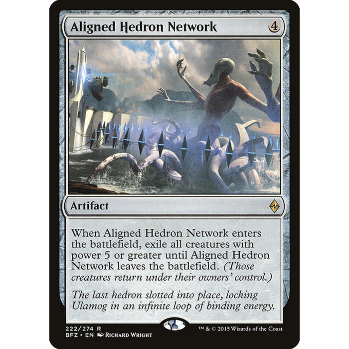 Magic: The Gathering Aligned Hedron Network (222) Moderately Played
