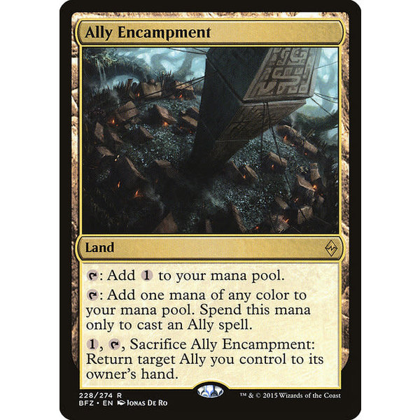 Magic: The Gathering Ally Encampment (228) Moderately Played