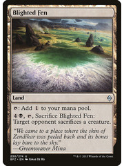 Magic: The Gathering Blighted Fen (230) Lightly Played