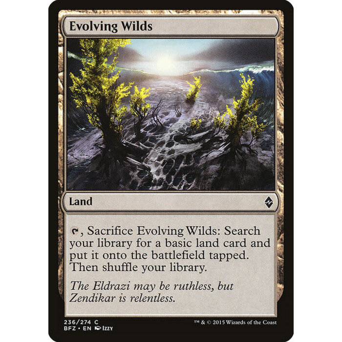 Magic: The Gathering Evolving Wilds (236) Lightly Played Foil