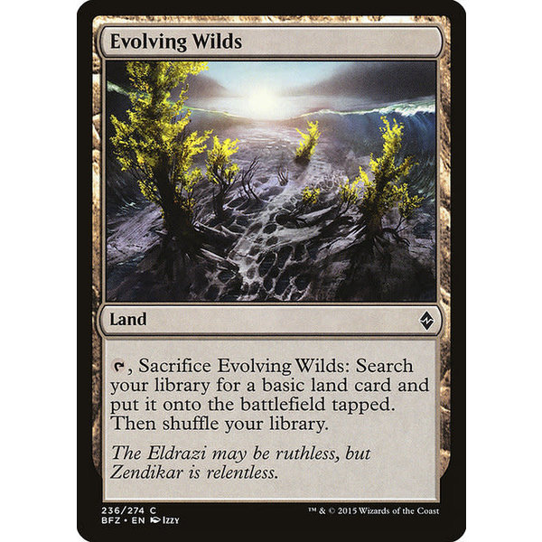 Magic: The Gathering Evolving Wilds (236) Moderately Played