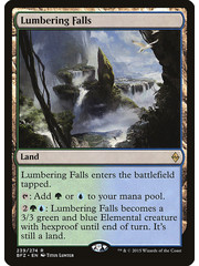Magic: The Gathering Lumbering Falls (239) Moderately Played