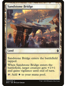 Magic: The Gathering Sandstone Bridge (243) Lightly Played
