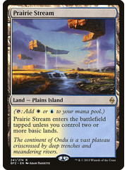 Magic: The Gathering Prairie Stream (241) Moderately Played